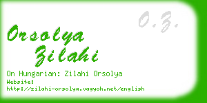 orsolya zilahi business card